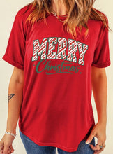 Load image into Gallery viewer, Merry Christmas Short Sleeve Graphic Tee