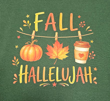 Load image into Gallery viewer, Kelly's "Fall Hallelujah" Sweatshirt - XL/2X
