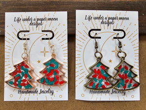 Lenzy's Christmas Tree Earrings