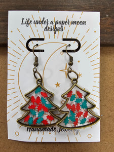Lenzy's Christmas Tree Earrings