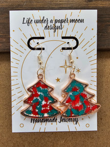 Lenzy's Christmas Tree Earrings