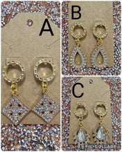 Load image into Gallery viewer, TC&#39;s Rhinestone Earrings
