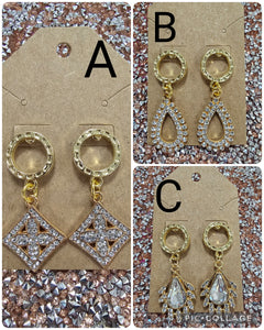 TC's Rhinestone Earrings