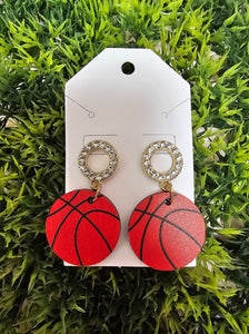 TC's Basketball Earrings