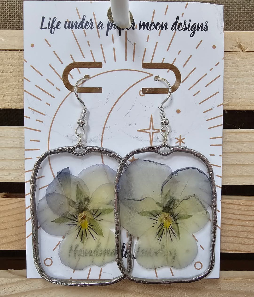 Lenzy's Pansy Earrings
