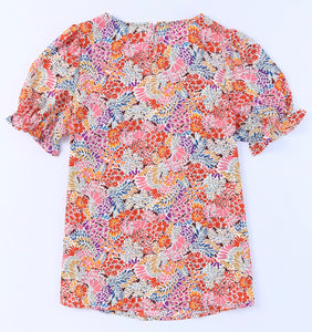 Flora While Top