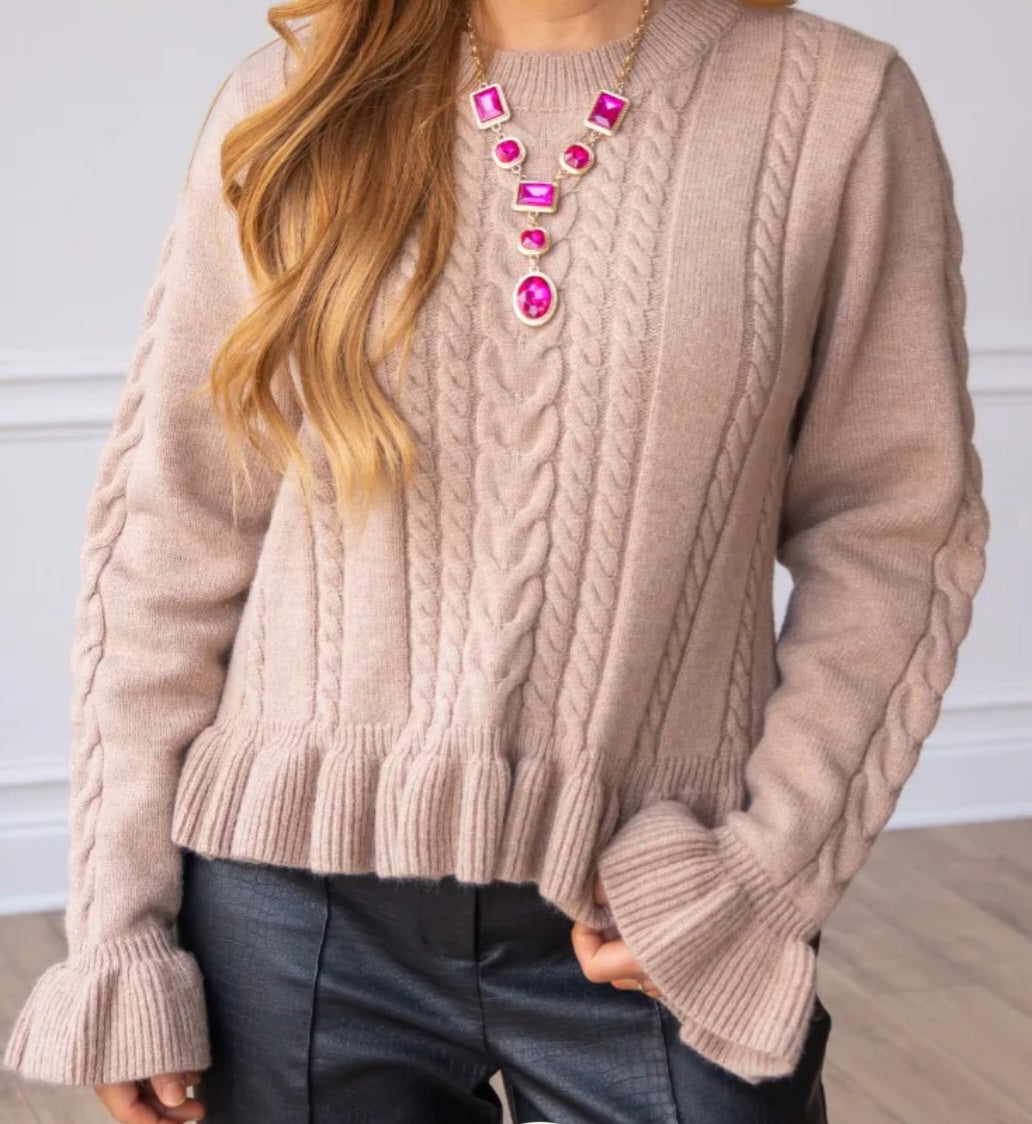 Cable Ready Sweater