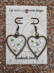 Lenzy's Heart Sprinkles Earrings