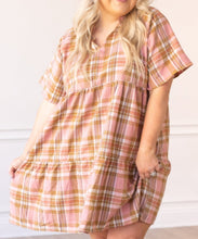 Load image into Gallery viewer, Plaid It Again Dress
