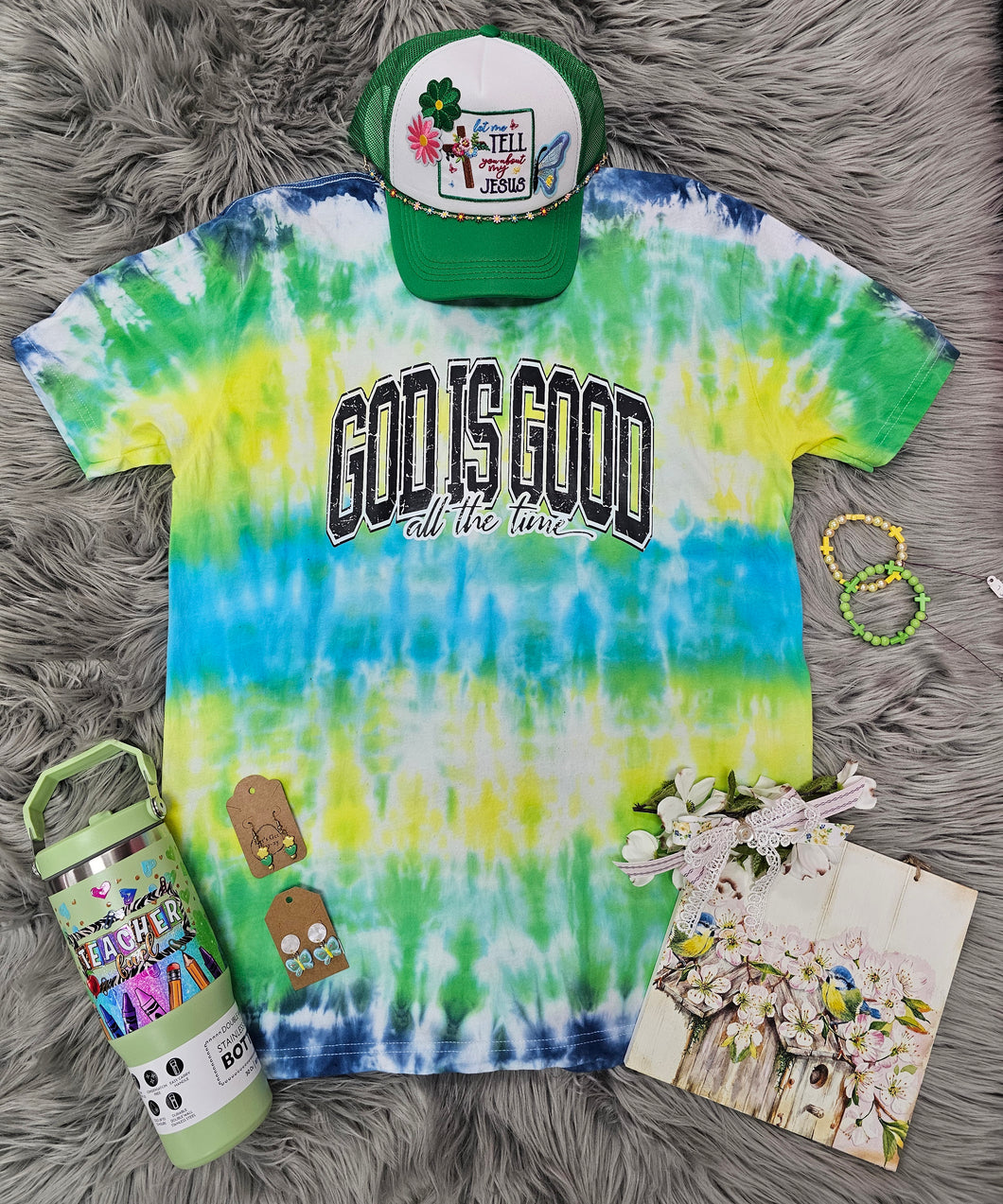 Kelly's God Is Good Tie-Dye Tee