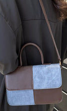 Load image into Gallery viewer, Denim Disruption Crossbody Bag
