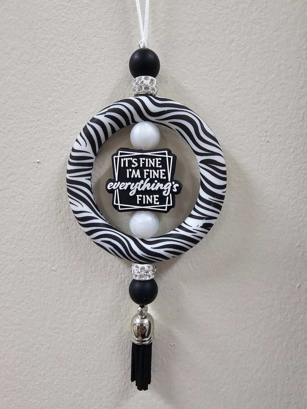 Lenzy's It's Fine Car Charm