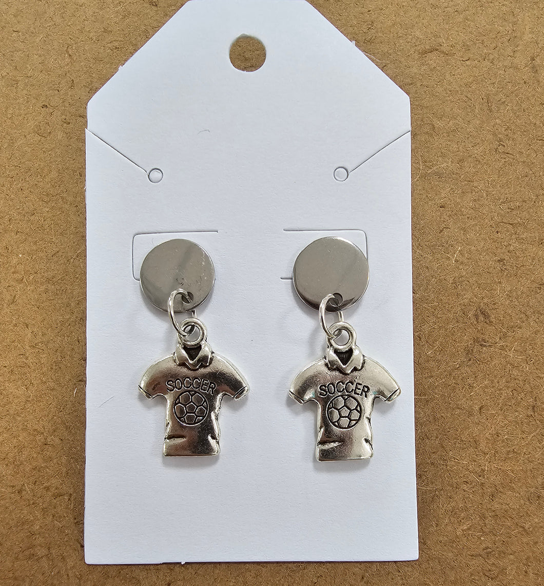 TC's Soccer Jersey Earrings