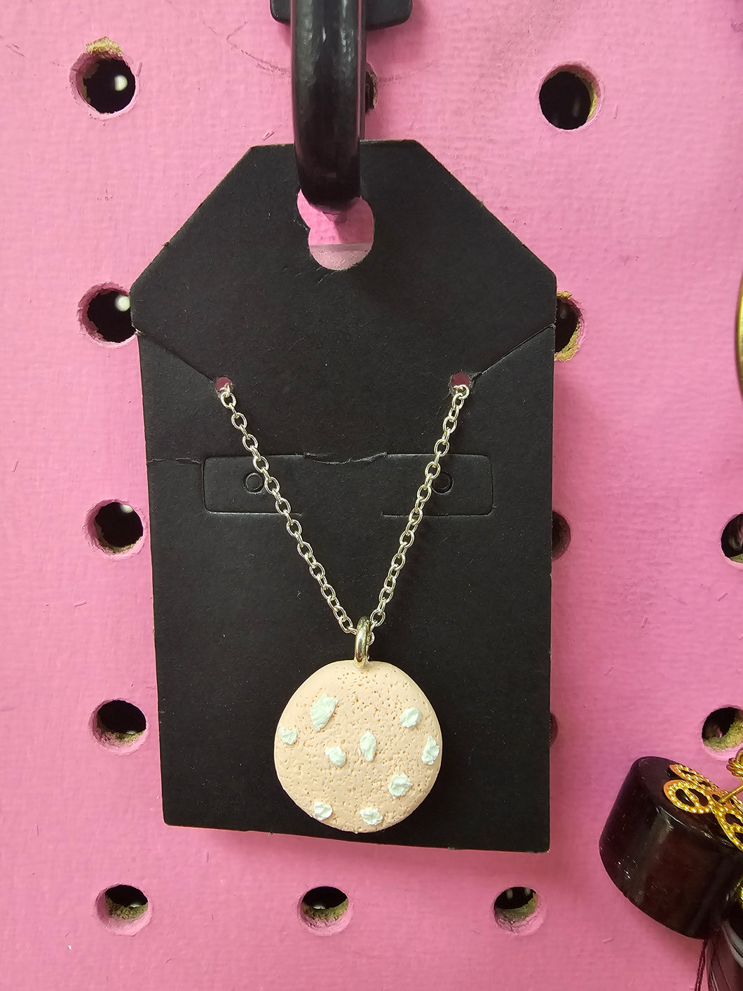 Lyn's Clay Cookie Necklace