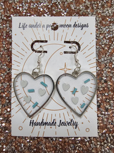 Lenzy's Heart Sprinkles Earrings