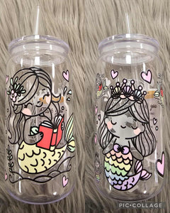 Kelly's Rainbow Princess Mermaid Cup