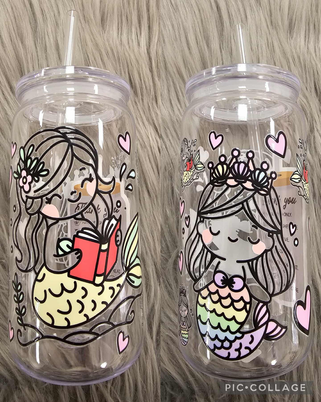 Kelly's Rainbow Princess Mermaid Cup