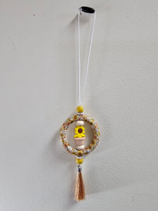 Lenzy's Sunflower Car Charm