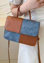 Load image into Gallery viewer, Denim Disruption Crossbody Bag
