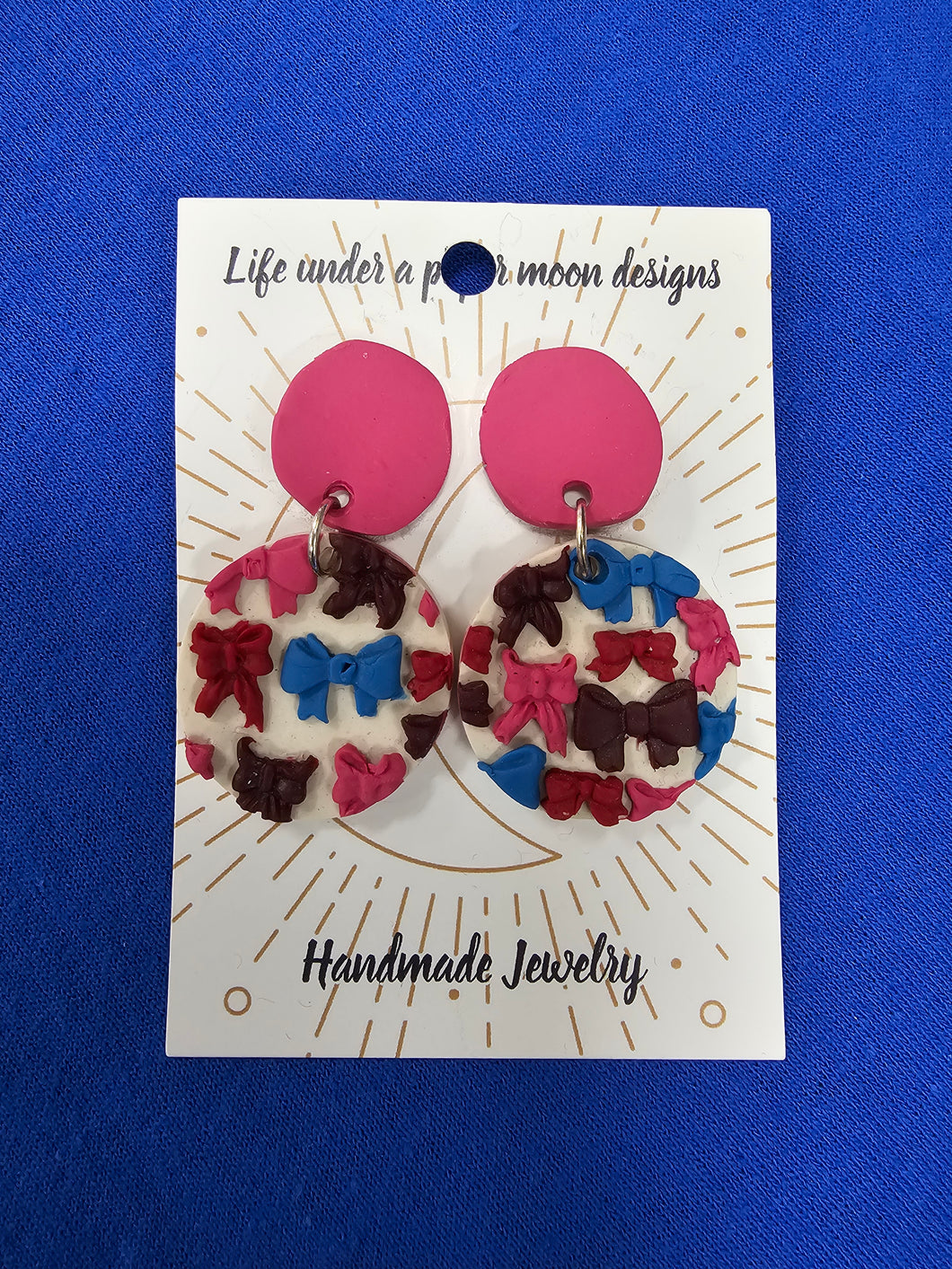 Lenzy's Clay Bow Earrings