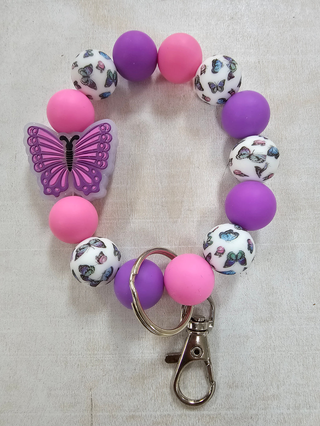 Lenzy's Pink/Purple Wristlet