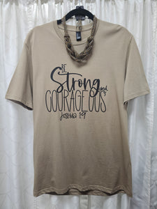 Kelly's Strong & Courageous Tee
