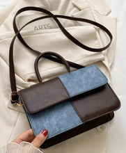 Load image into Gallery viewer, Denim Disruption Crossbody Bag
